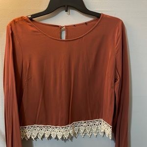 Rust Long sleeve Shirt